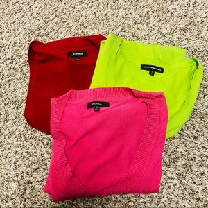 3 Express Sweater Lot